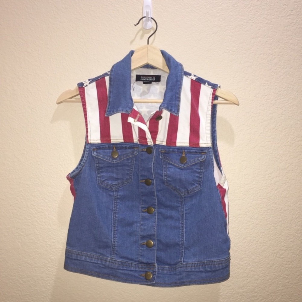 F21 american vest
